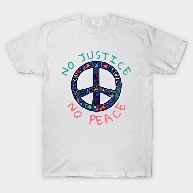 NO JUSTICE NO PEACE T-Shirt by againstthelogic